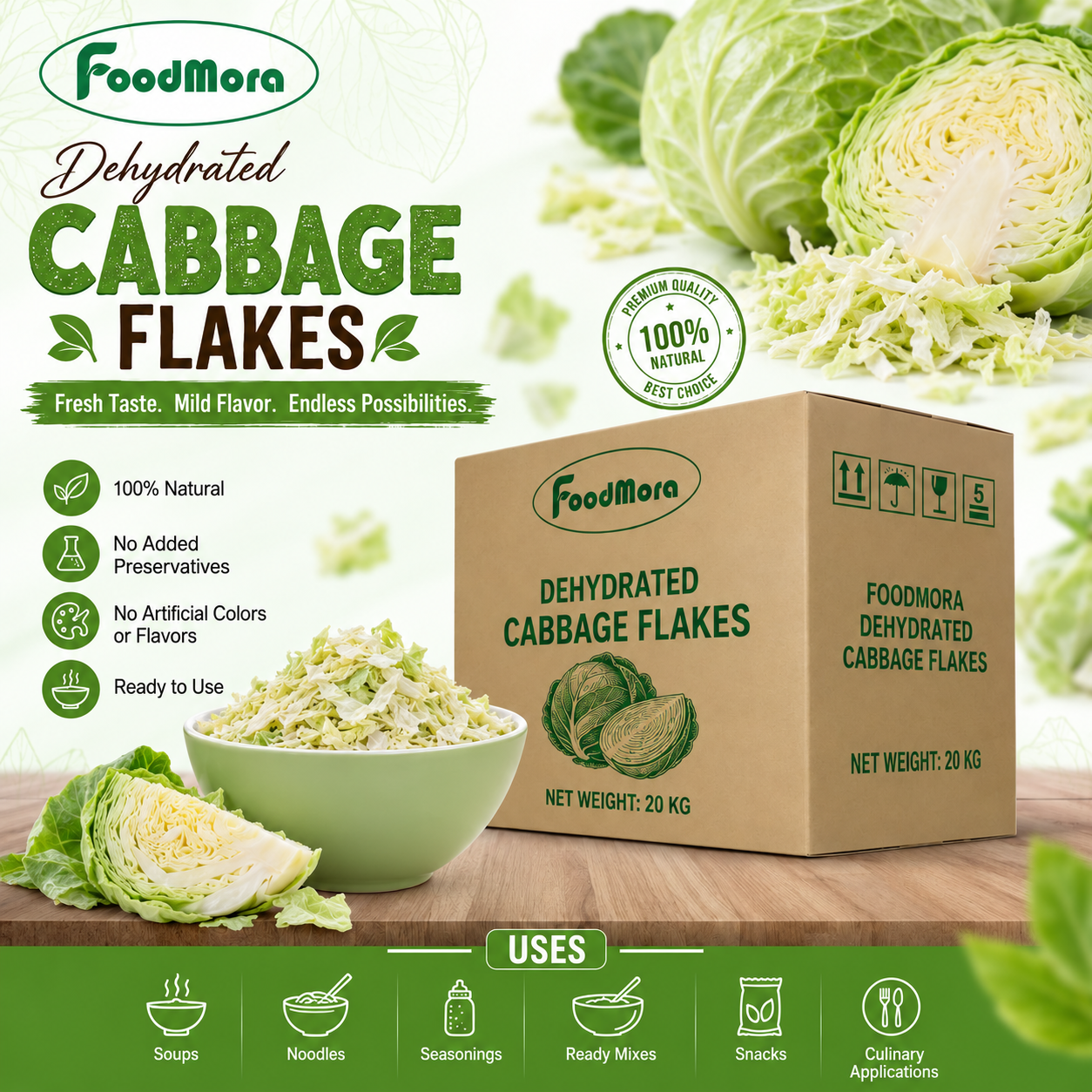 Cabbage Flakes