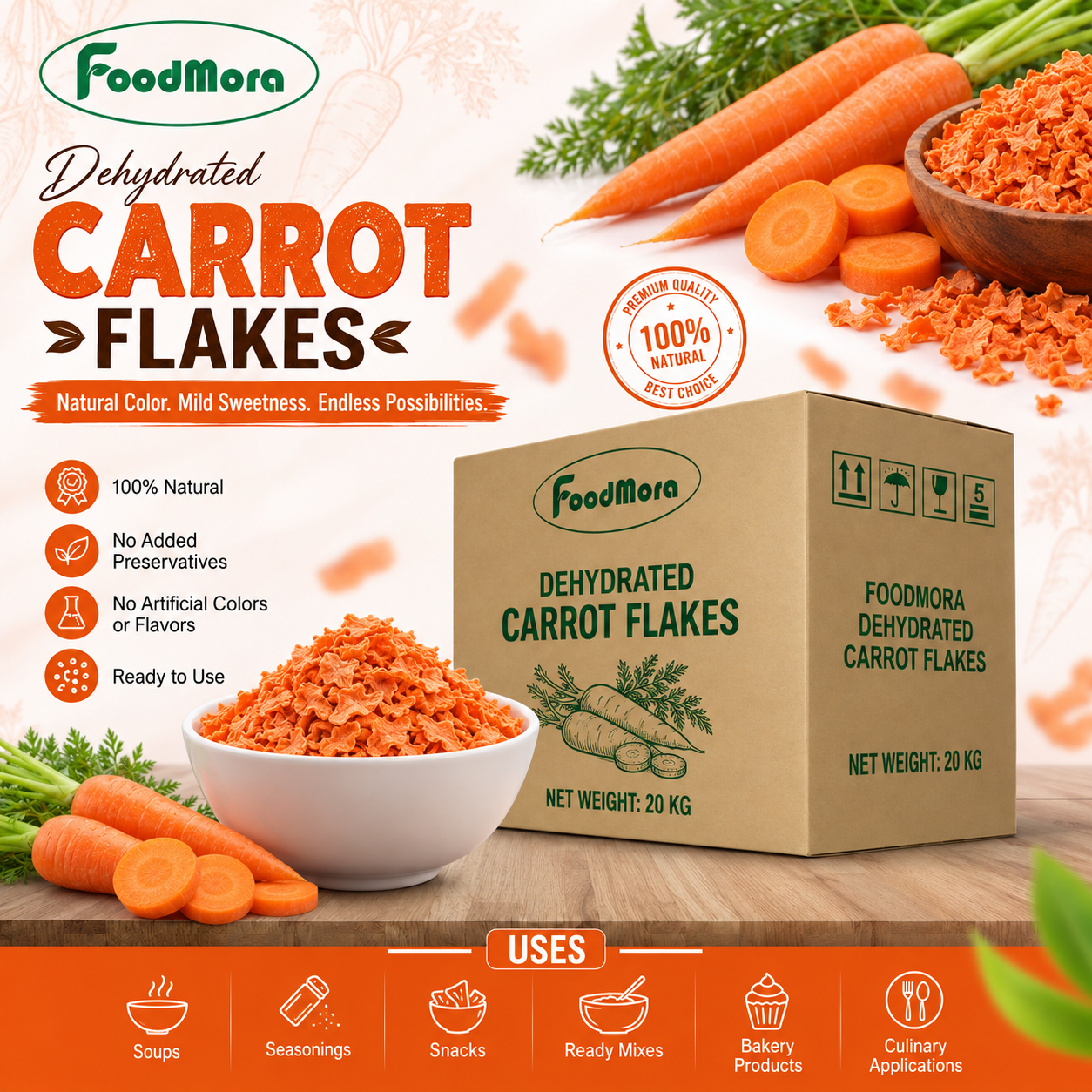 Carrot Flakes