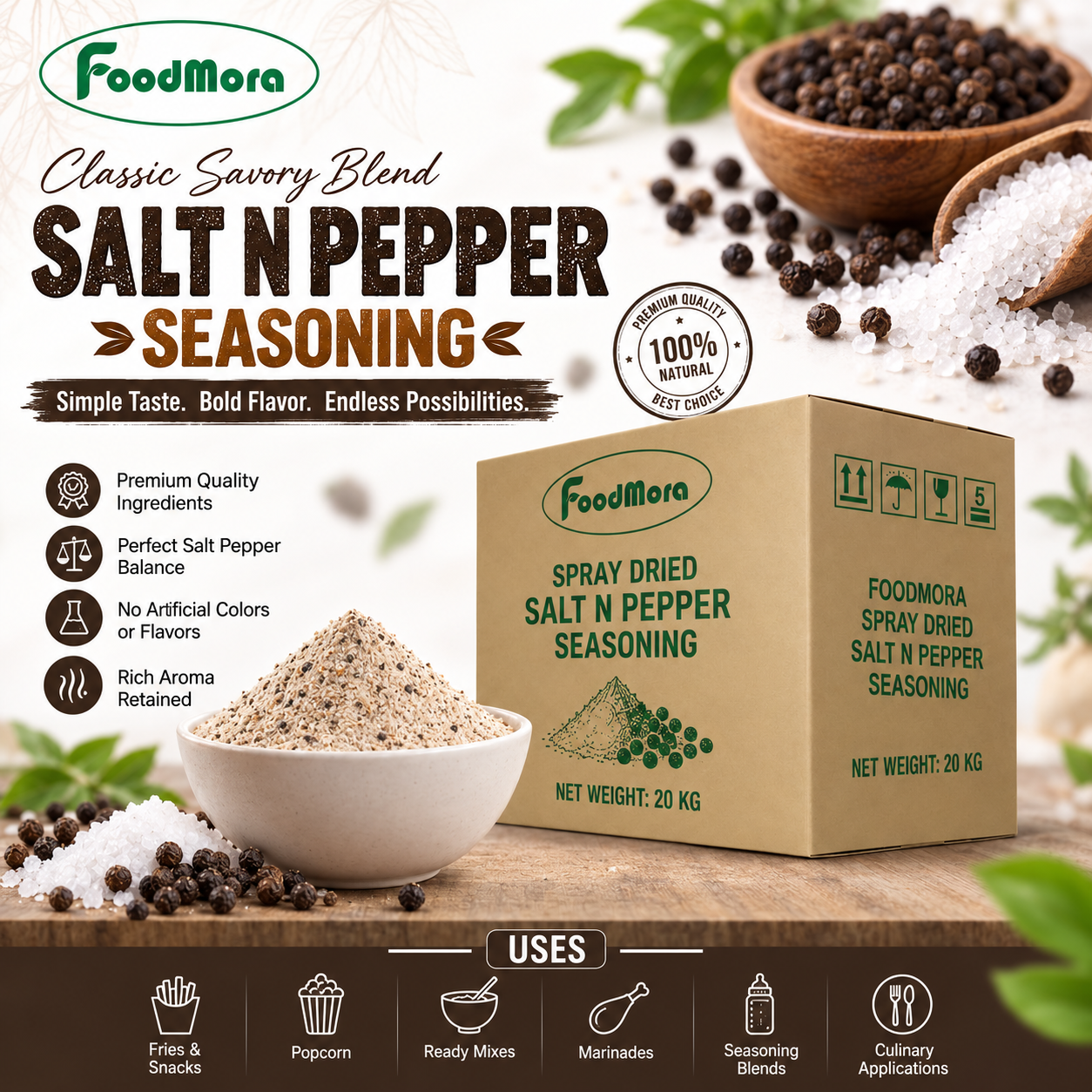 Salt N Pepper Seasoning